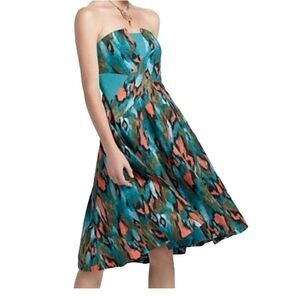 Anthropologie Girls From Savoy Teal Painted 10